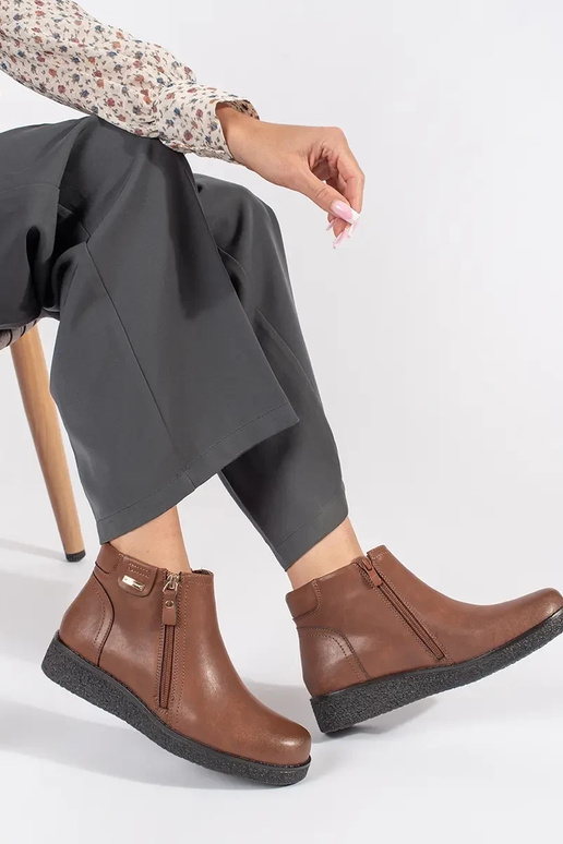 Hnedé kožené pohodlné topánky Sergio... Hnedé kožené pohodlné topánky Sergio...