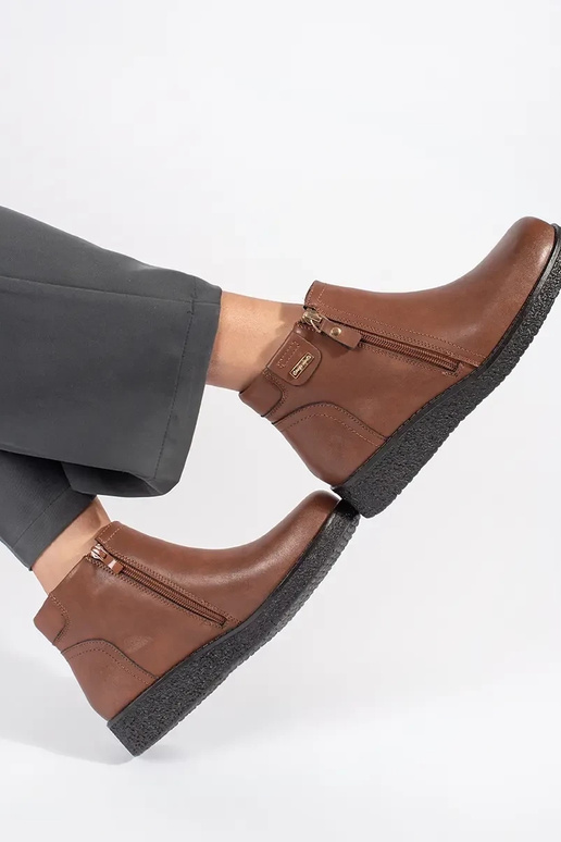 Hnedé kožené pohodlné topánky Sergio... Hnedé kožené pohodlné topánky Sergio...