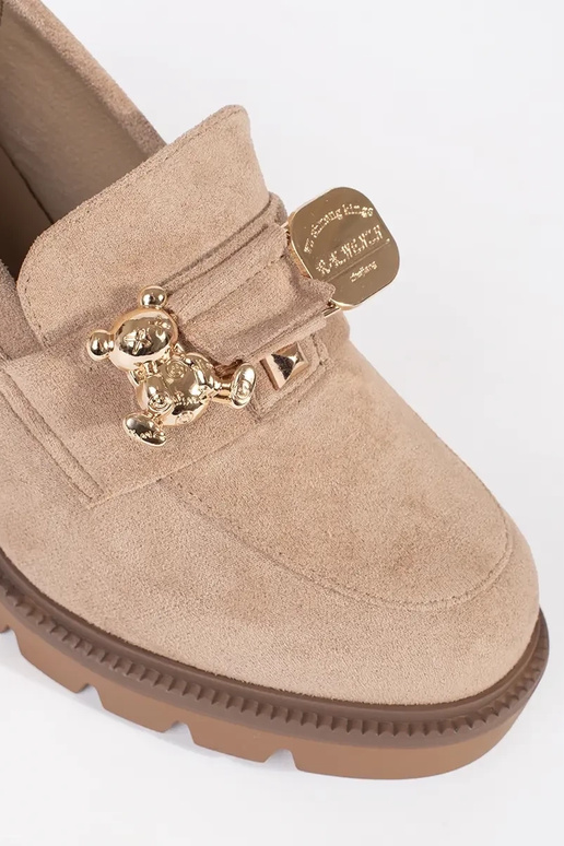 Dámske semišové tenisky pieskovej farby Dámske semišové tenisky pieskovej farby