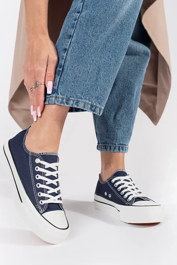 tmavomodré klasické dámske... 2