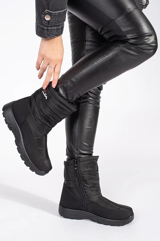 čierna svetlo Dámske snehule čierna svetlo Dámske snehule