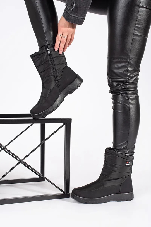 čierna svetlo Dámske snehule čierna svetlo Dámske snehule