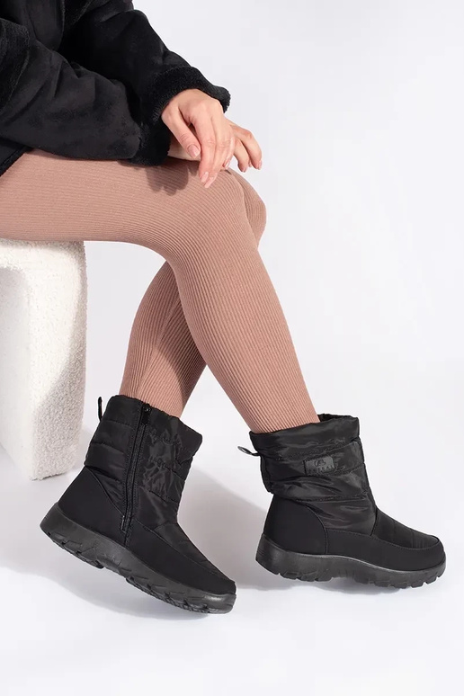 čierna pohodlné izolované śniegoIne...