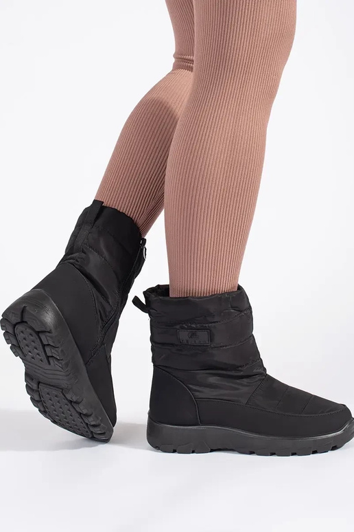 čierna pohodlné izolované śniegoIne...