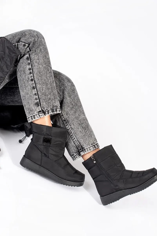 čierna pohodlné Dámske snehule čierna pohodlné Dámske snehule