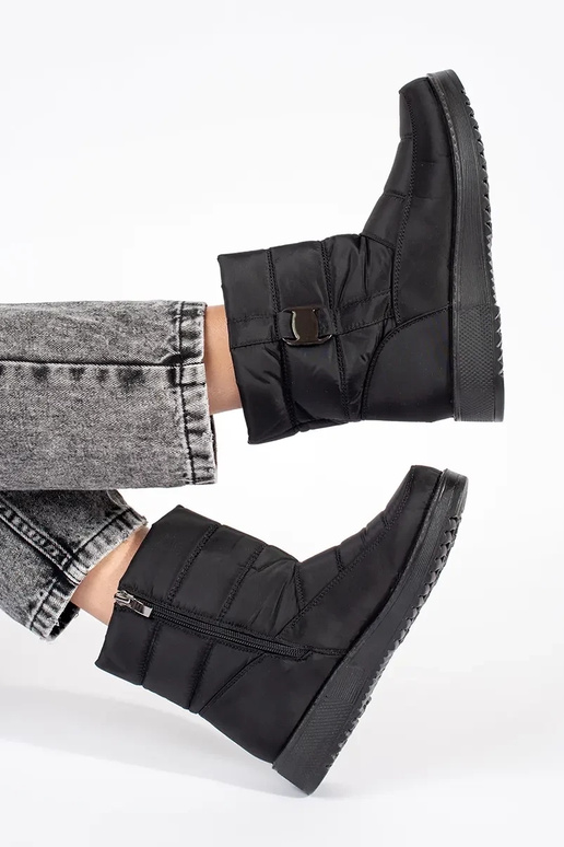 čierna pohodlné Dámske snehule čierna pohodlné Dámske snehule