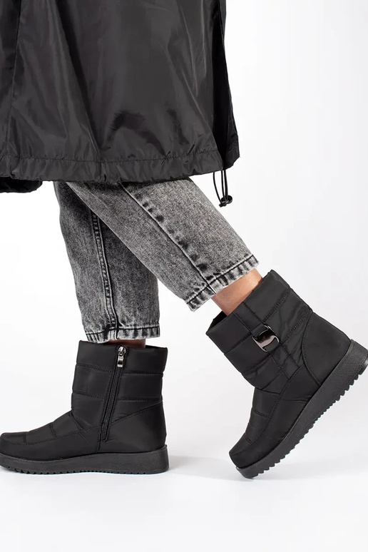 čierna pohodlné Dámske snehule čierna pohodlné Dámske snehule