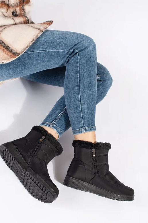 čierna svetlo Dámske snehule čierna svetlo Dámske snehule