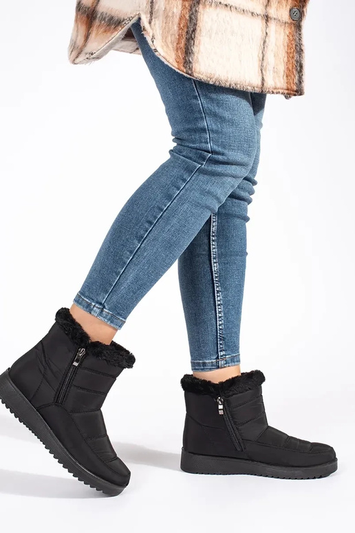 čierna svetlo Dámske snehule čierna svetlo Dámske snehule