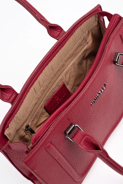 Červená klasická elegantná kabelka