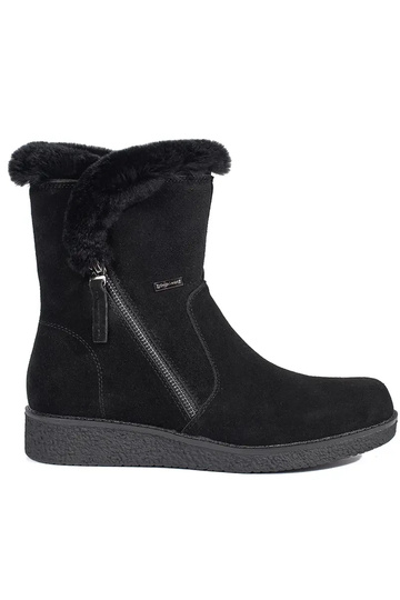 zahriať sa kožené čierna...