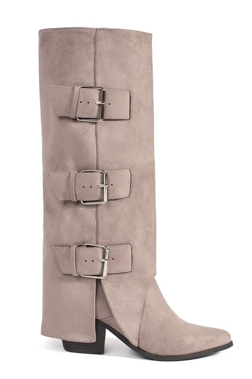 béžová zo semišu Dámske...