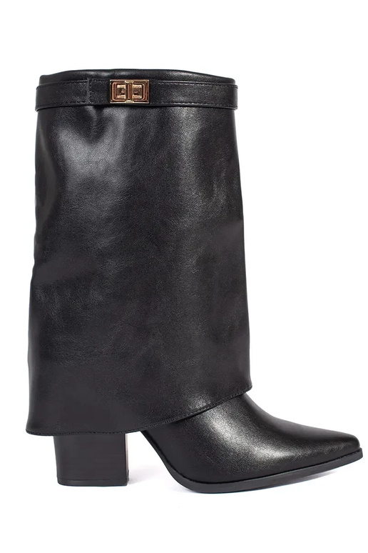 čierna elegantný dámske čižmy na... čierna elegantný dámske čižmy na...