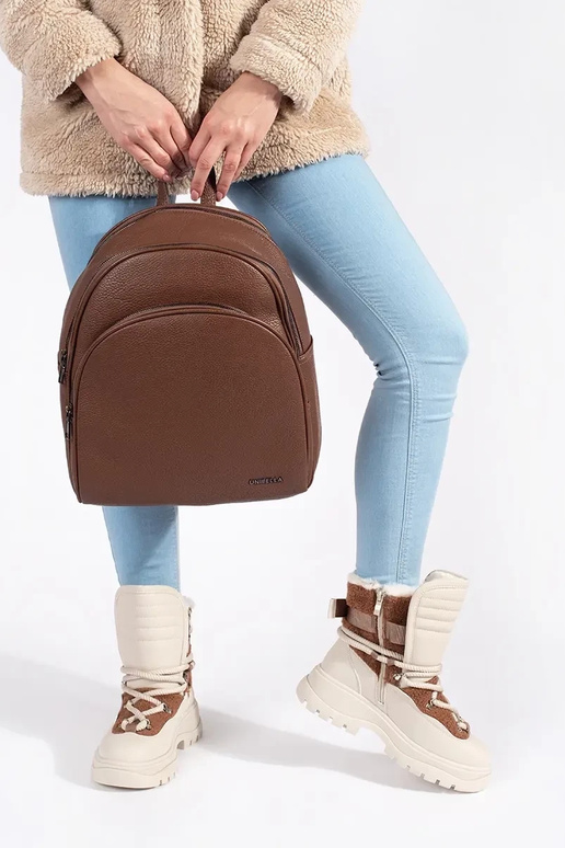 béžová Dámske snehule s kožušinou na... béžová Dámske snehule s kožušinou na...