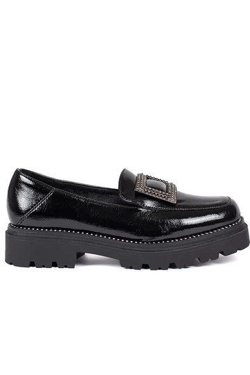 Mokasíny čierna dámske s...