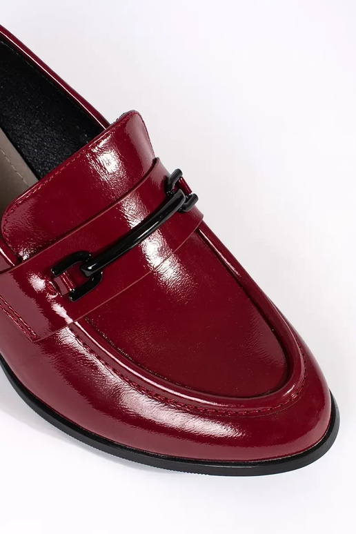 bordová topánky dámske mokasíny na...