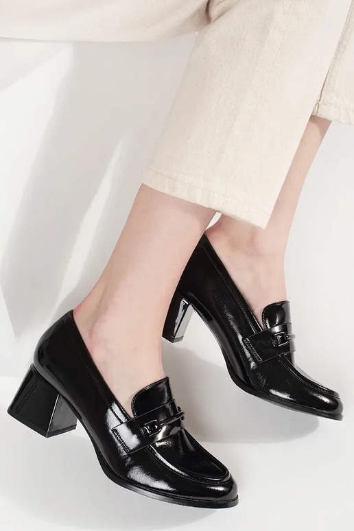 čierna topánky dámske mokasíny na...