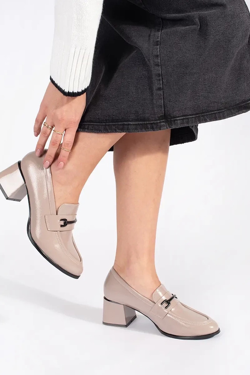 béžová topánky dámske mokasíny na...