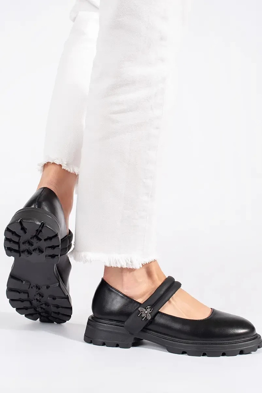 čierna Dámske čižmy na rovnej...