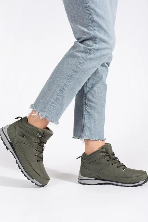 zelená farba izolované Trekingové... zelená farba izolované Trekingové...