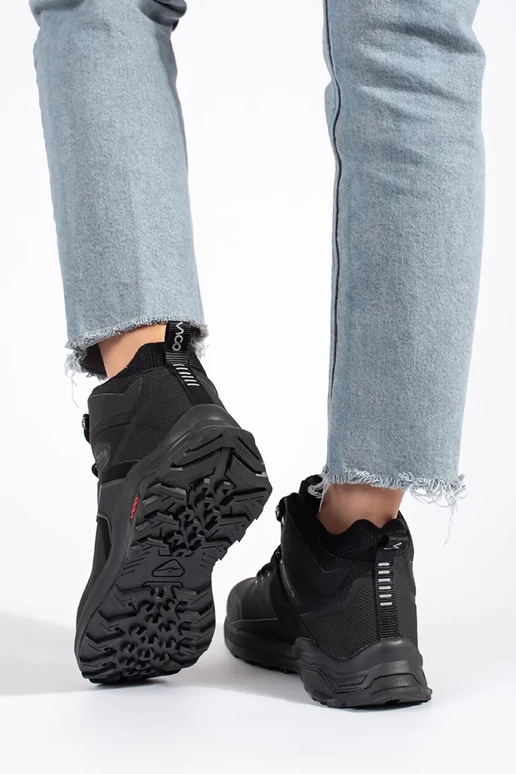čierna izolované Trekingové topánky