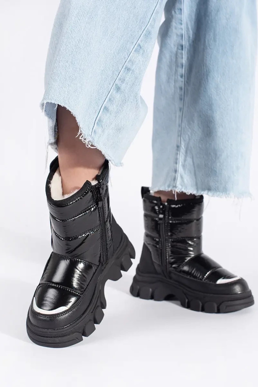 paplón Dámske snehule dievčenský lesklý