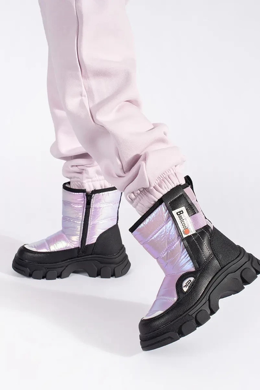 paplón Dámske snehule dievčenský lesklý