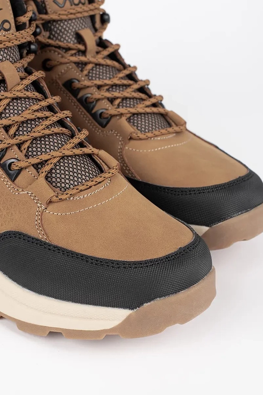 Hnedá farba trekking topánky pánske...