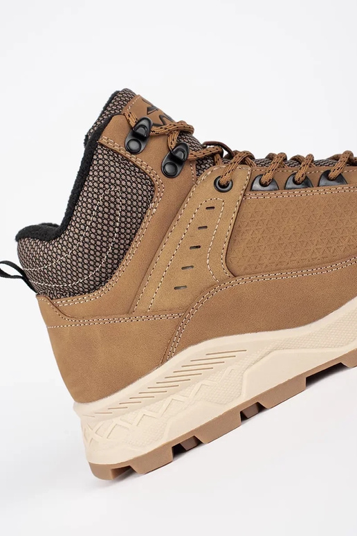 Hnedá farba trekking topánky pánske...