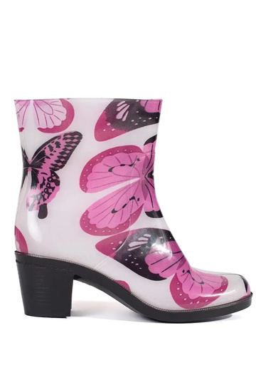 Gumové čižmy In motyle na...