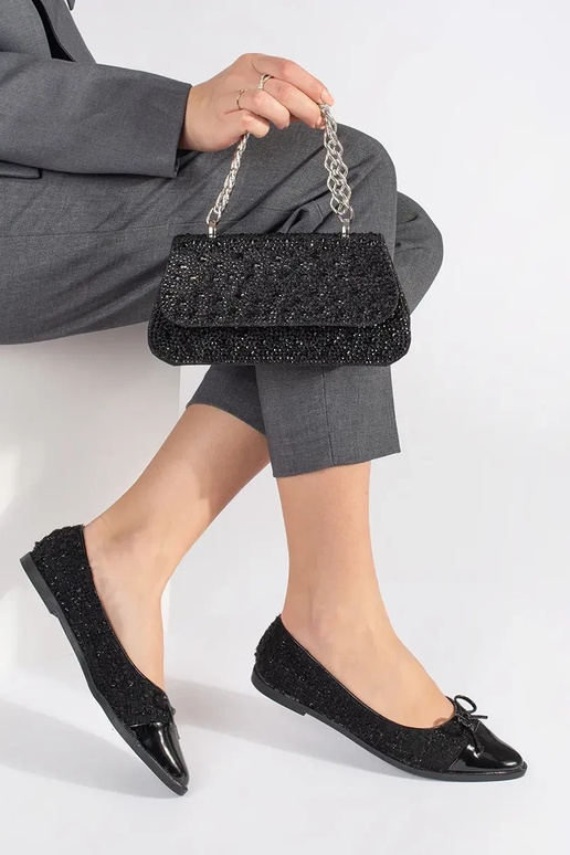 čierna málo Kabelka In cekiny ze...