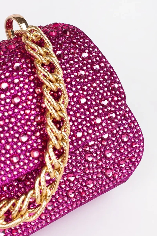 Fialová málo Kabelka In cekiny ze...