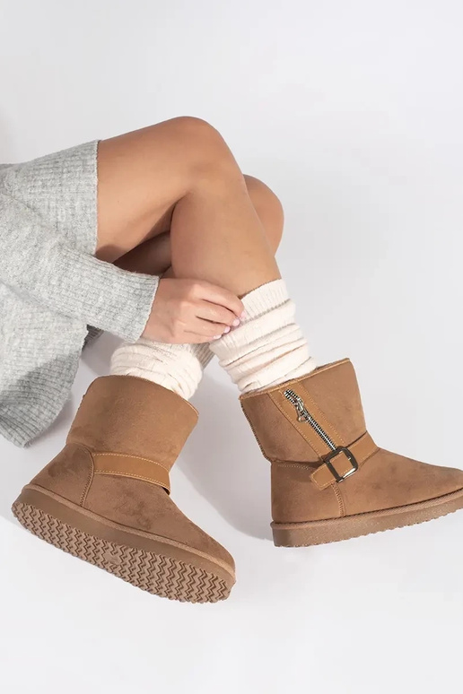 Piesková dámska snehová obuv s...