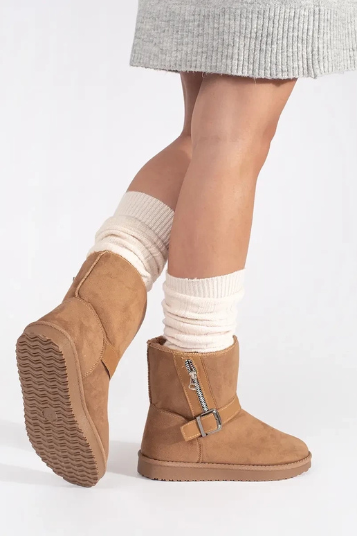 Piesková dámska snehová obuv s...