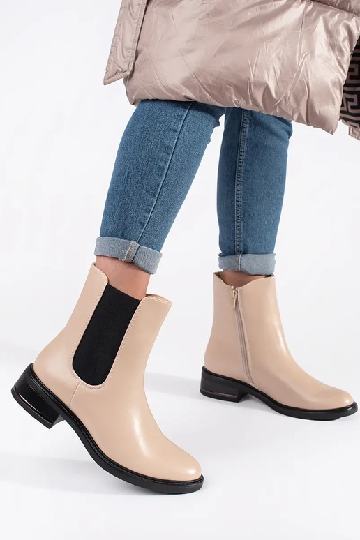 slonovinové Chelsea topánky s...