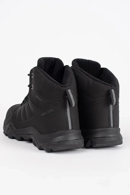 Čierne vysoké pánske turistické topánky Čierne vysoké pánske turistické topánky