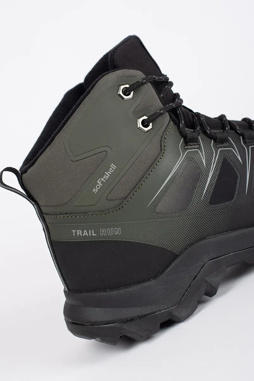 Čierne pánske trekkingové topánky