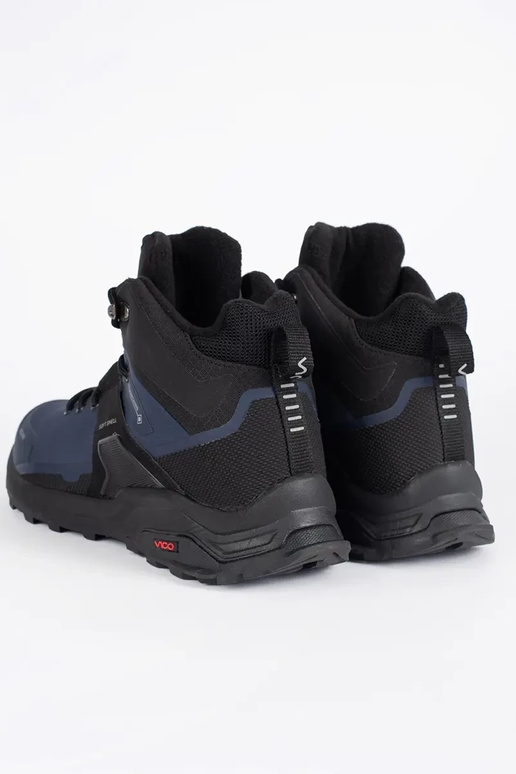 Čierne a modré pánske trekingové topánky Čierne a modré pánske trekingové topánky