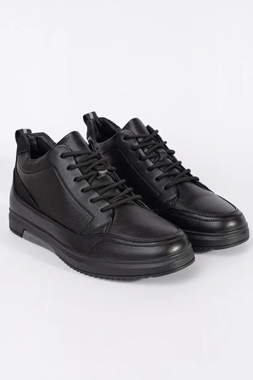 Čierne pánske teplé topánky 2