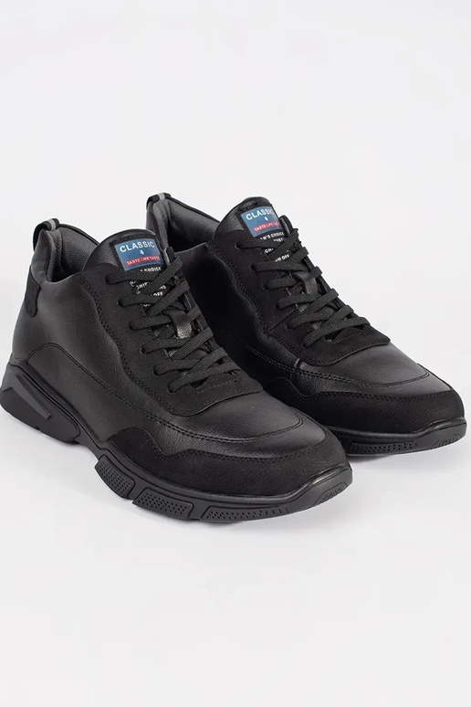 Čierne pánske šnurovacie topánky