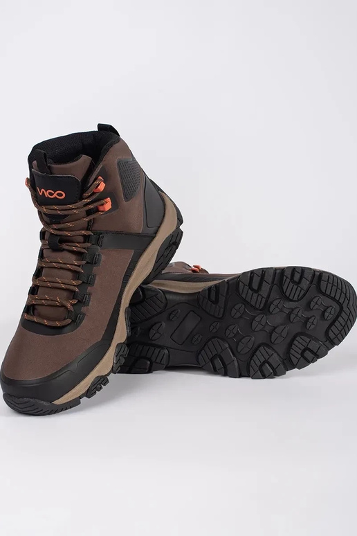 Hnedé pánske teplé zimné šnurovacie... Hnedé pánske teplé zimné šnurovacie...