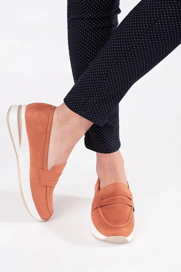 Červené lodičky zo semišu 2