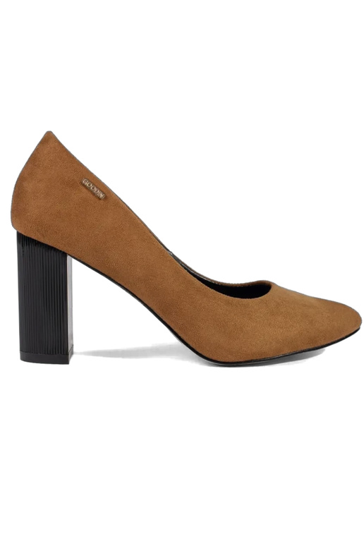 Hnedé vysoké podpätky Hnedé vysoké podpätky