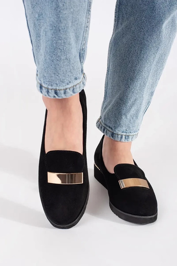 Čierne poltopánky na platforme 2