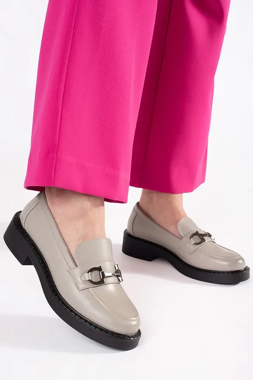 Dámske mokasíny na hrubej podrážke...