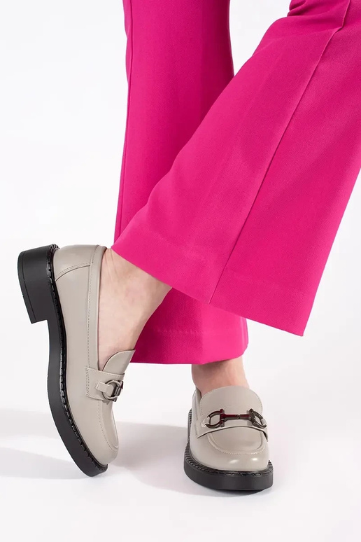 Dámske mokasíny na hrubej podrážke...