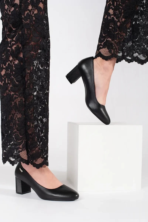 Čierne klasické lodičky Sergio Leone