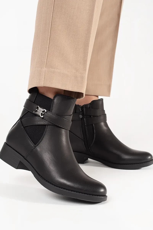 Čierne dámske topánky