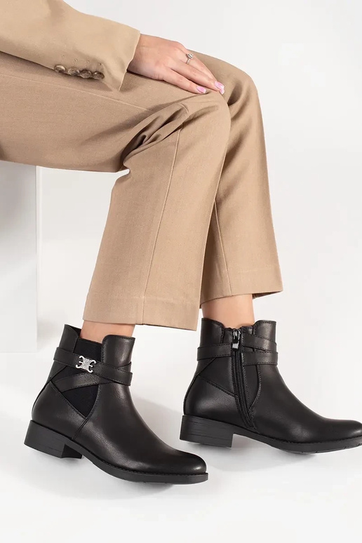 Čierne dámske topánky