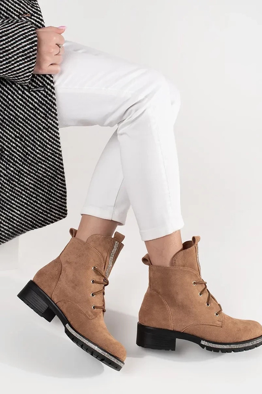 Pieskové topánky na šnurovanie